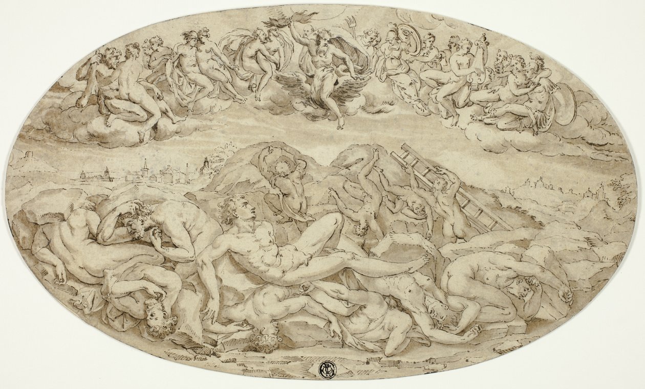 Devlerin Düşüşü by Guglielmo della Porta