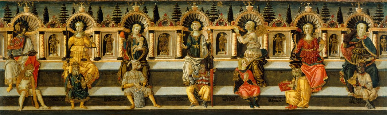 Yedi Erdem, c. 1467-1469 by Guidi Antonfrancesco