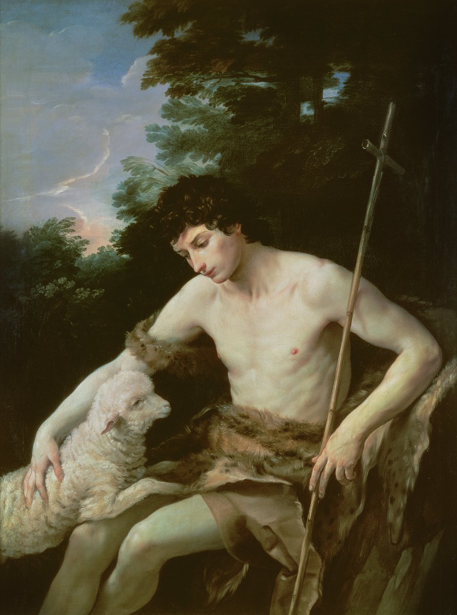 Vaftizci Yahya Vahşi Doğada, c.1625 by Guido Reni