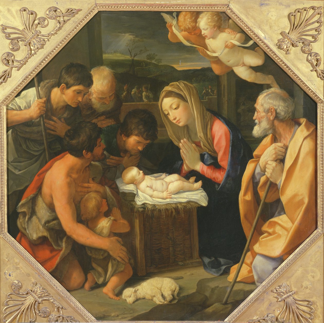 Çobanların Tapınması, c.1640-42 by Guido Reni