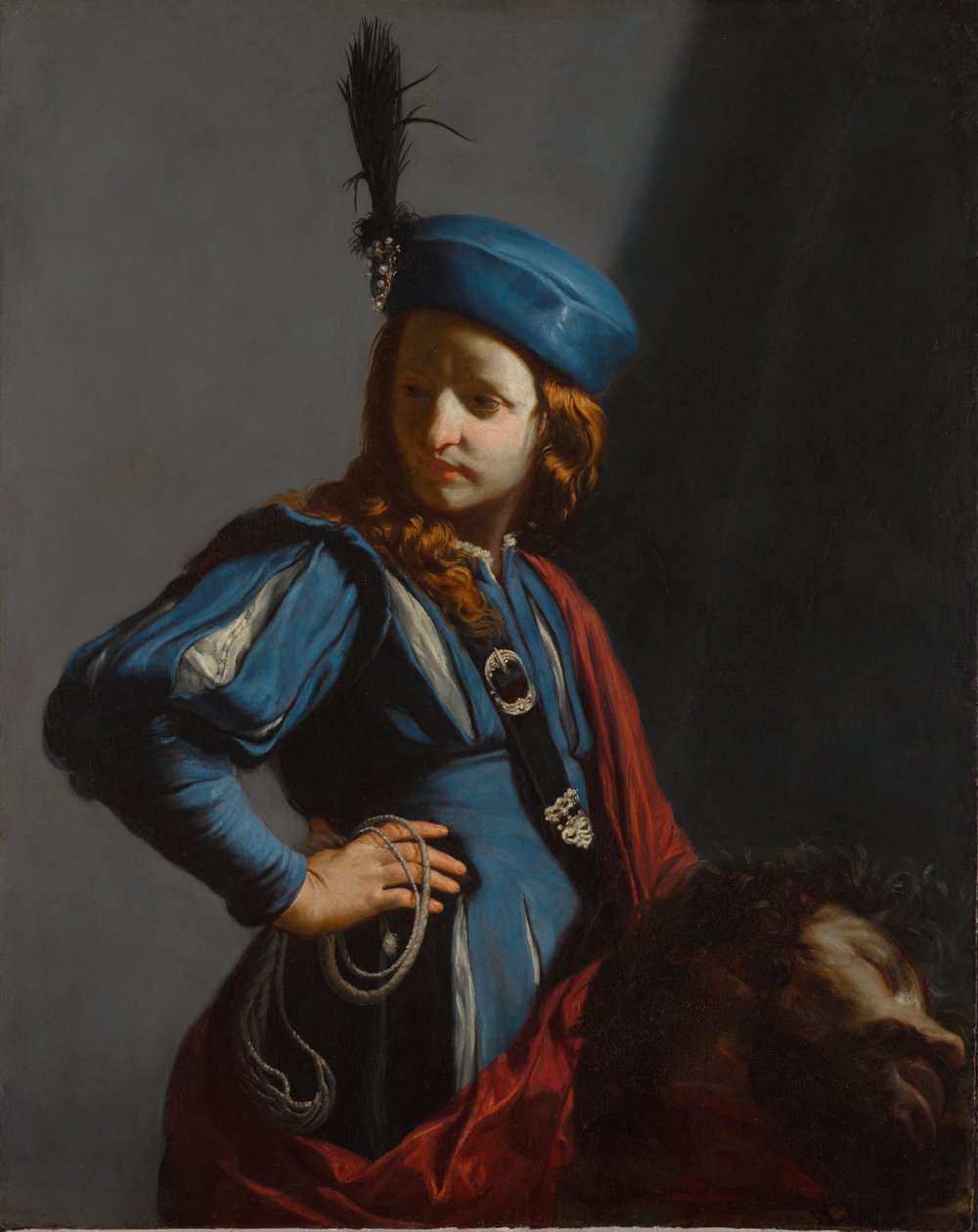Goliath Başkanı ile David, c.1645-50 by Guido Cagnacci