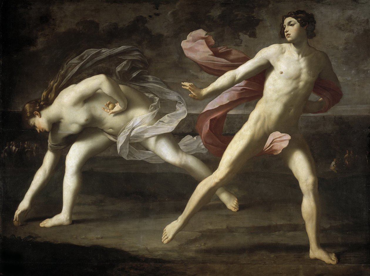Atalanta ve Hippomenes, 1618-1619. by Guido Reni