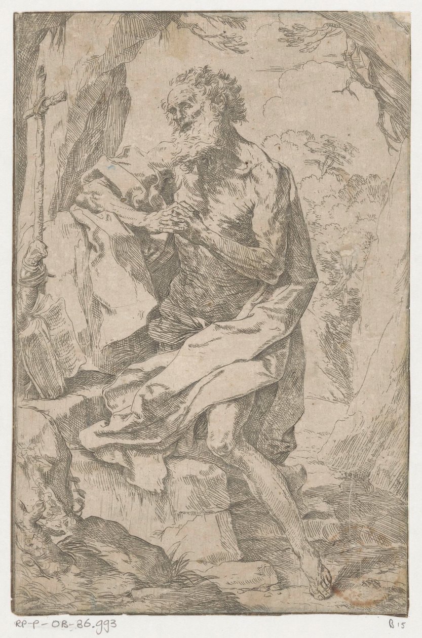Vahşi Doğada Aziz Jerome by Guido Reni