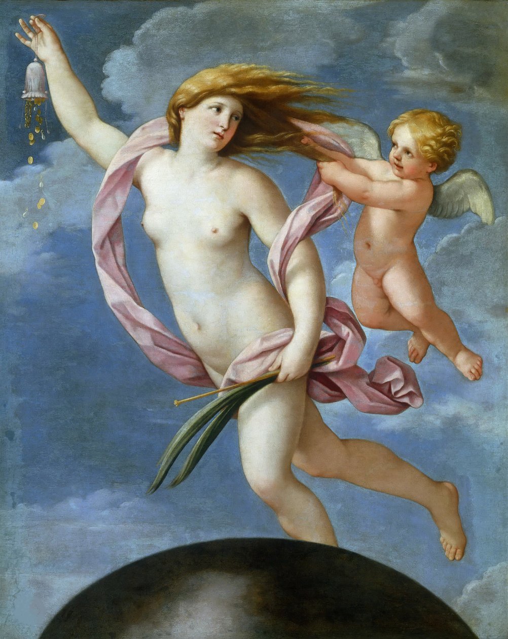 Çantalı Fortuna, 1637. by Guido Reni