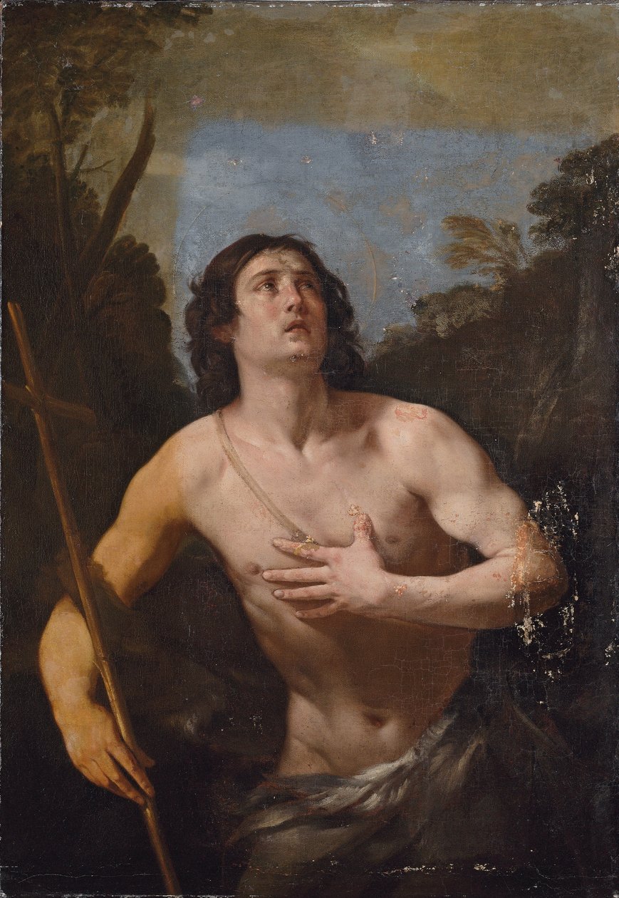 Vahşi Doğada Vaftizci Yahya by Guido Reni