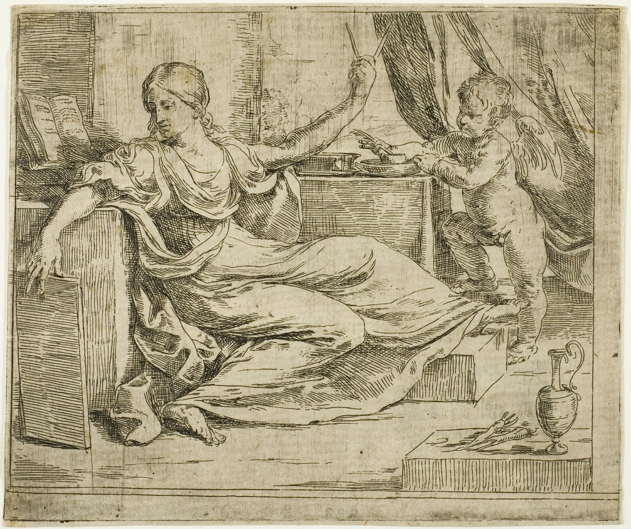 Bilim veya Çalışma Aşkı by Guido Reni