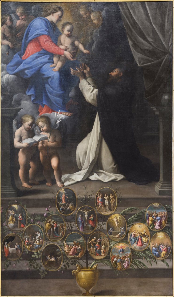 Tespih Kraliçesi by Guido Reni