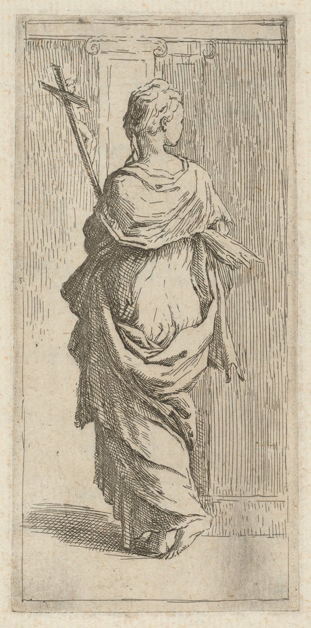 Haçlı Kız by Guido Reni, after Parmigianino