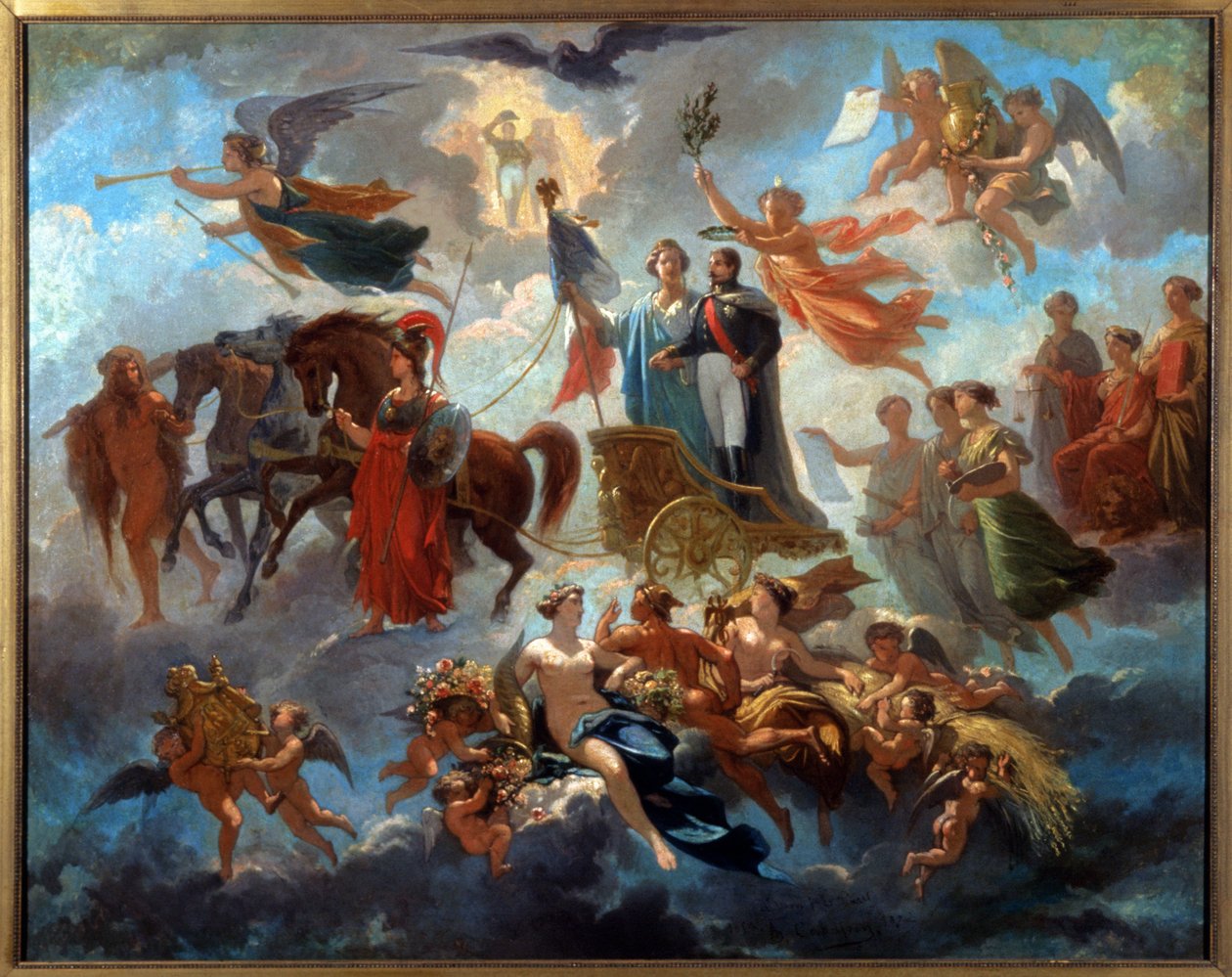 Napolyon III. 1860-70 dolaylarında (resim) by Guillaume Alphonse Harang Cabasson