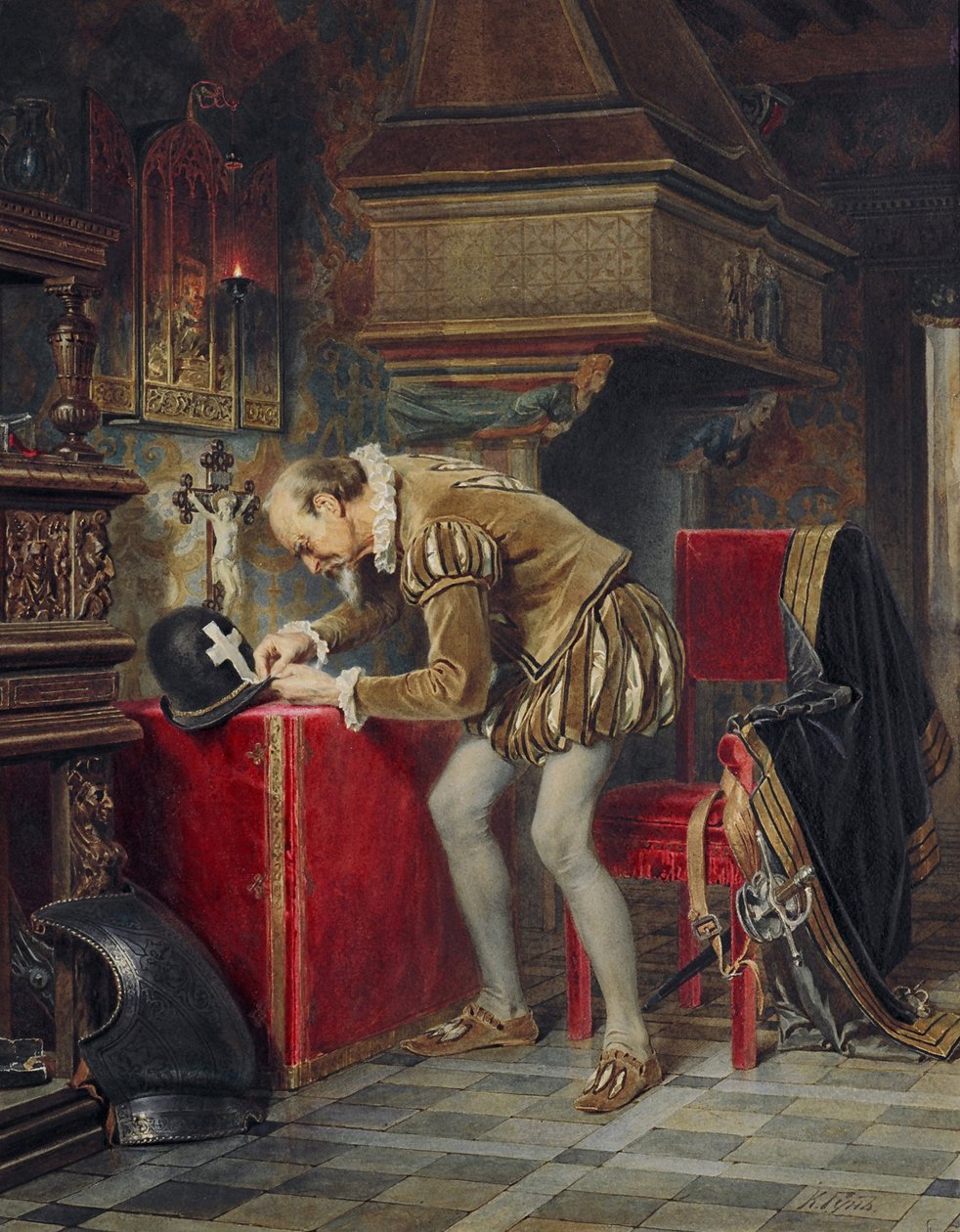 Aziz Bartholomew Gecesi Arifesinde, 1868 by Gun