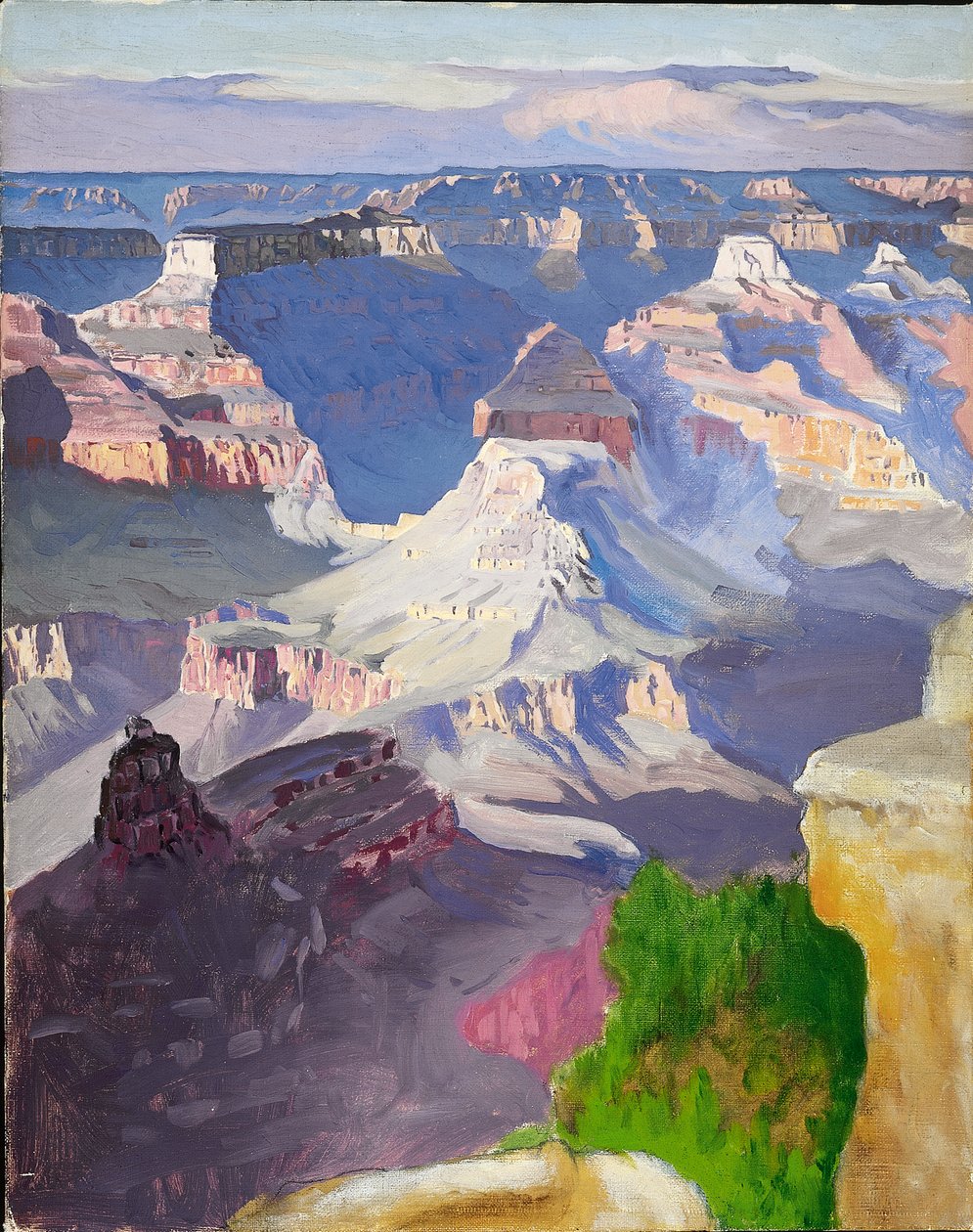 Büyük Kanyon (tuval üzerine yağlı boya) by Gunnar Widforss