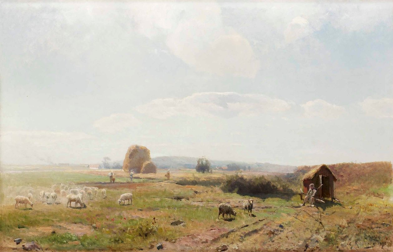 Arka planda Halsingborg ile Fran Ramlosa by Gustaf Rydberg