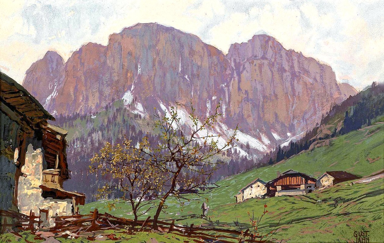 Dağ motifi by Gustav Jahn