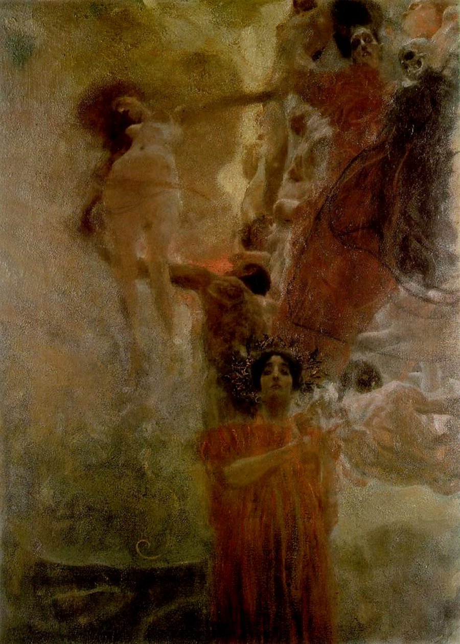 Tıp Alegorisi (taslak), 1897-98 by Gustav Klimt