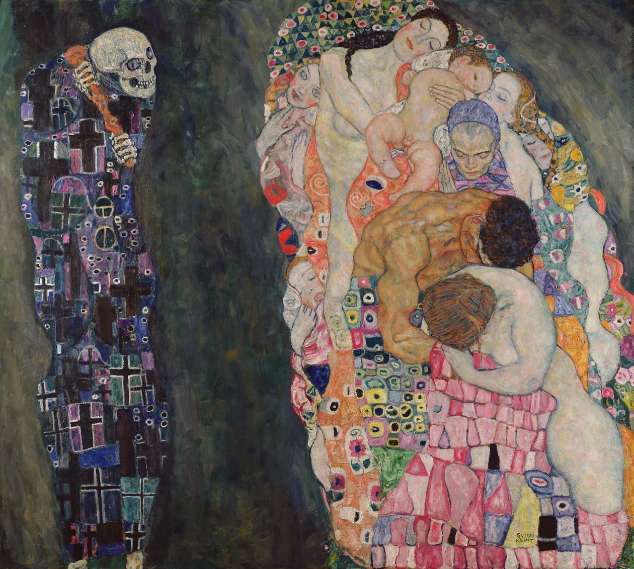 Ölüm ve Yaşam, c.1911 by Gustav Klimt