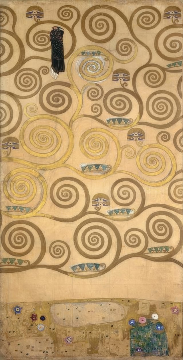 Hayat ağacı (sağ iç kısım) by Gustav Klimt