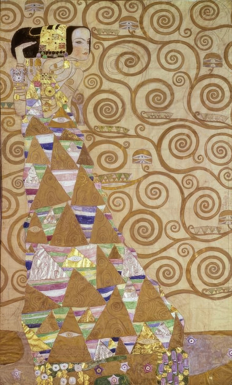 Beklenti by Gustav Klimt