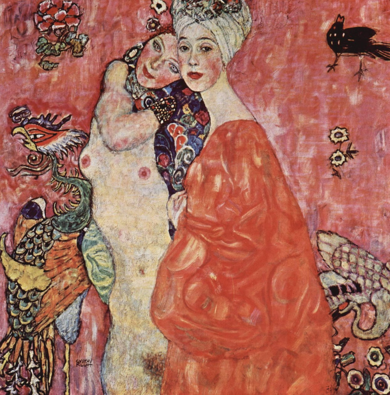 Arkadaşlar by Gustav Klimt