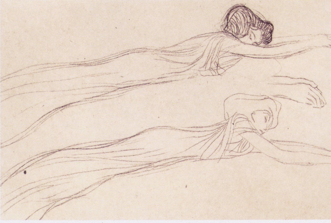 Mutluluk özlemi by Gustav Klimt