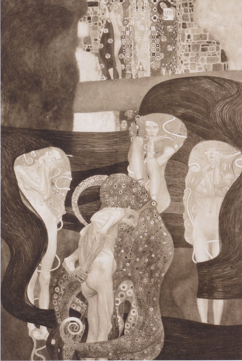 Hukuk 1903-1907 by Gustav Klimt
