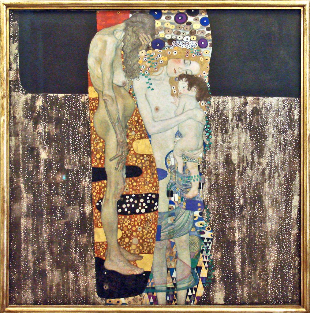 Üç çağ (Le tre età) by Gustav Klimt