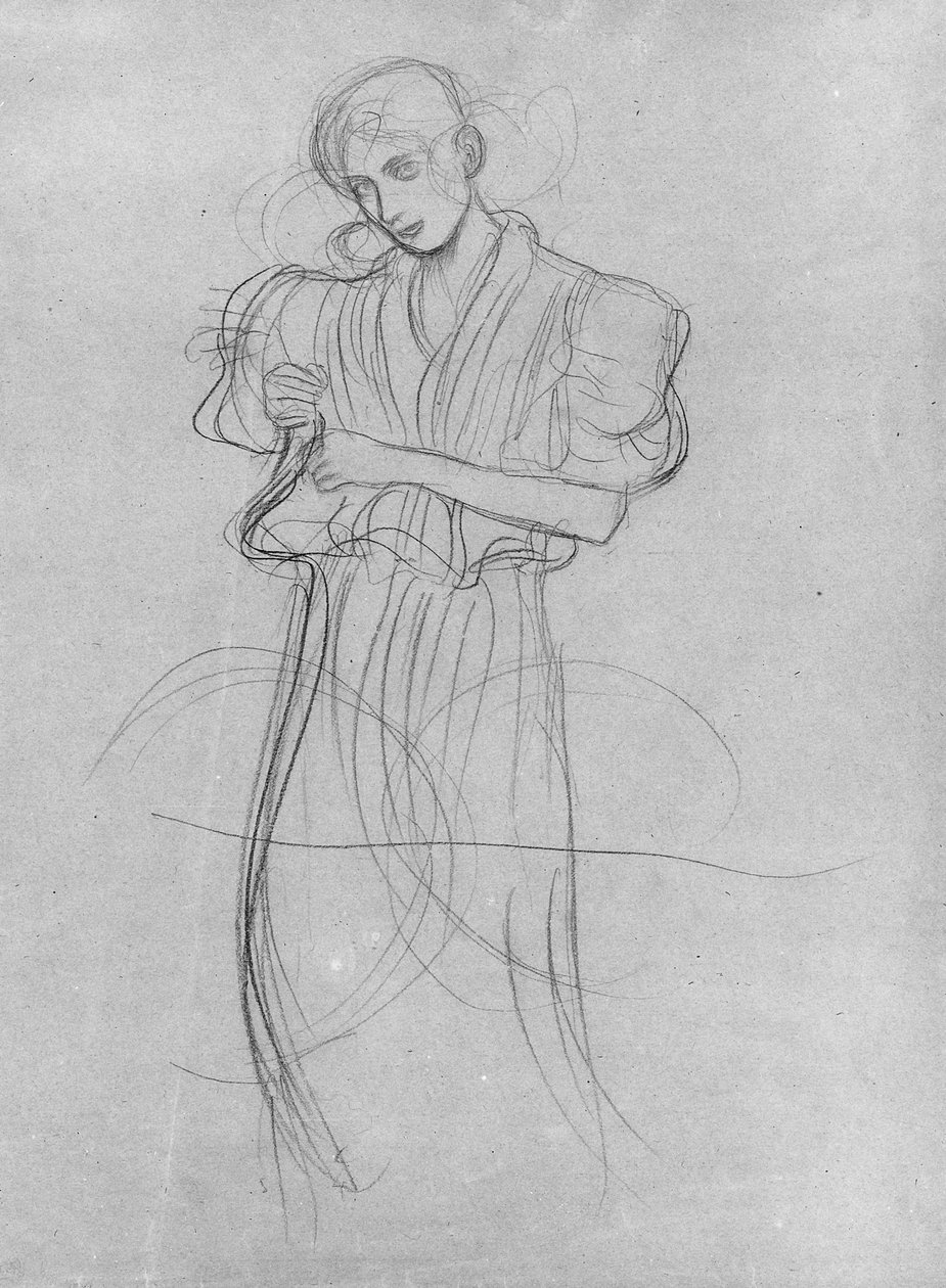 Ayakta Cüppeli Kadın, 1903 by Gustav Klimt