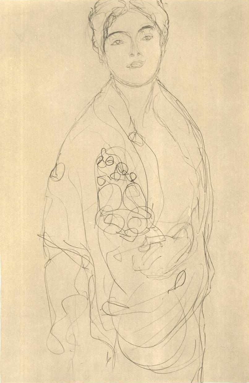 Biraz sağda duruyor by Gustav Klimt