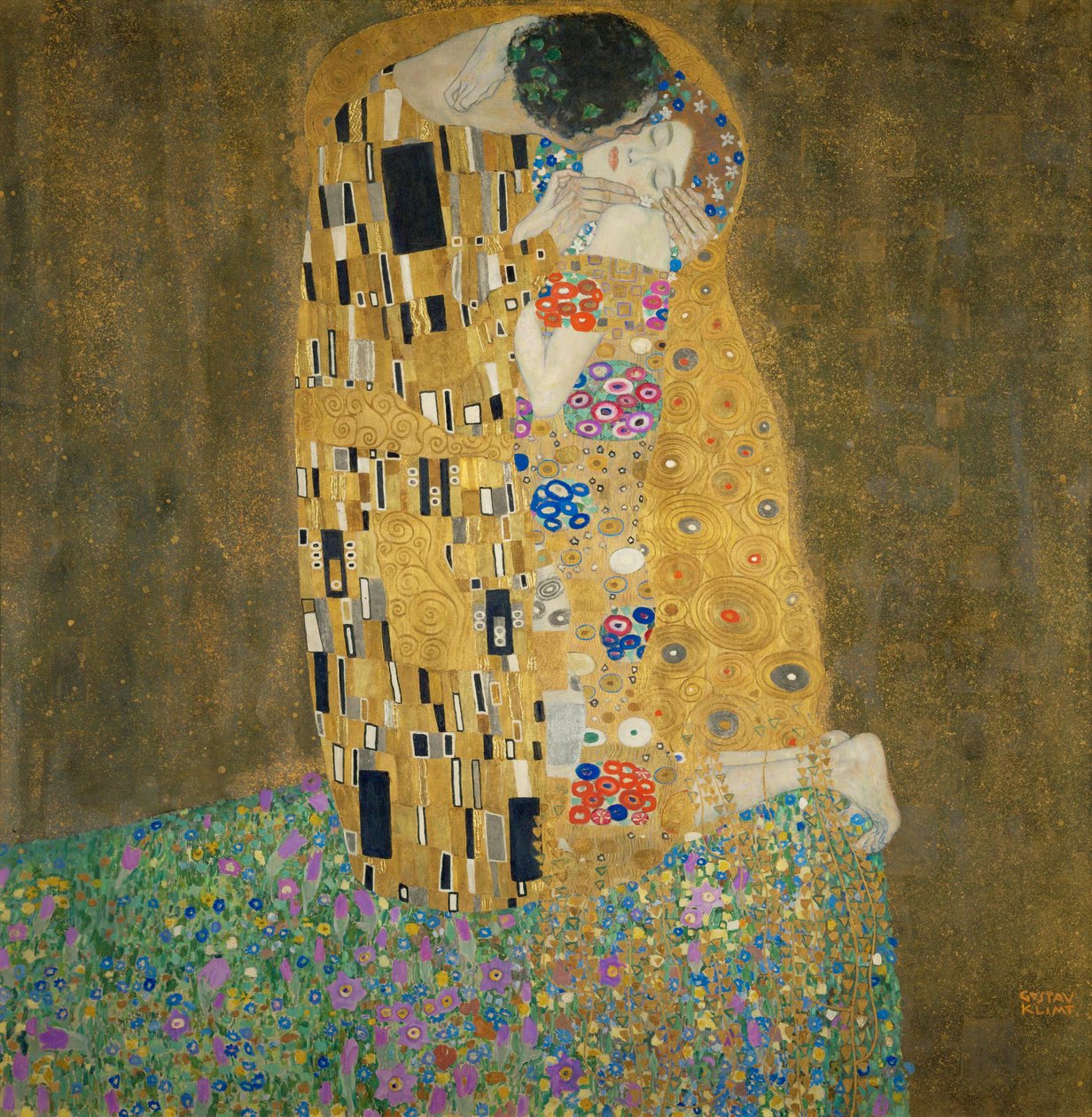 Öpücük by Gustav Klimt