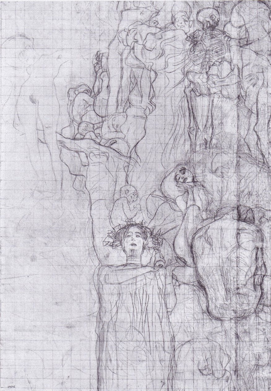İlaç transferi kroki by Gustav Klimt