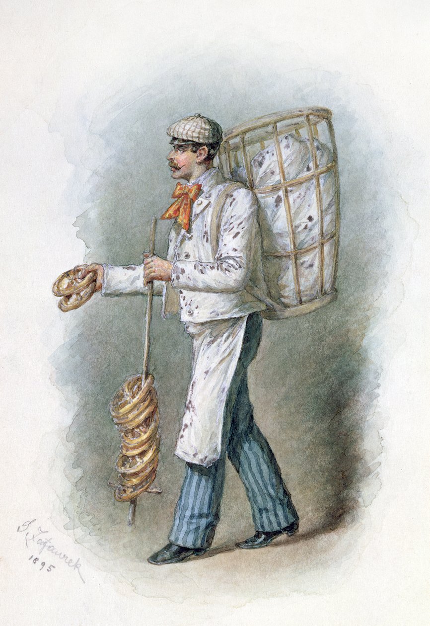 Fırıncı, 1895 by Gustav Zafaurek
