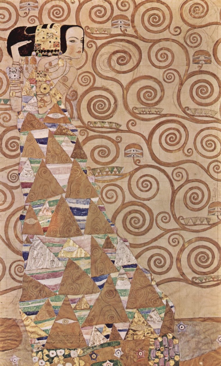 Beklenti by Gustav Klimt