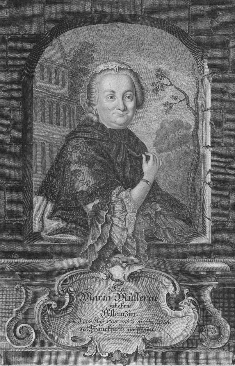 Bayan Maria Mullerin, 1759. by Gustav Andreas Wolfgang