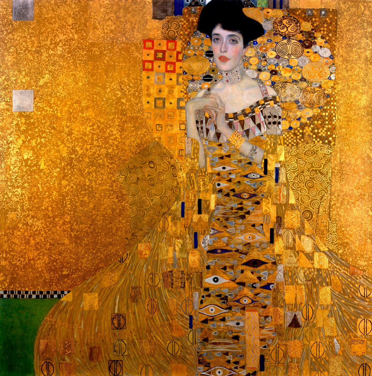 Adele Bloch-Bauer I, 1907 by Gustav Klimt