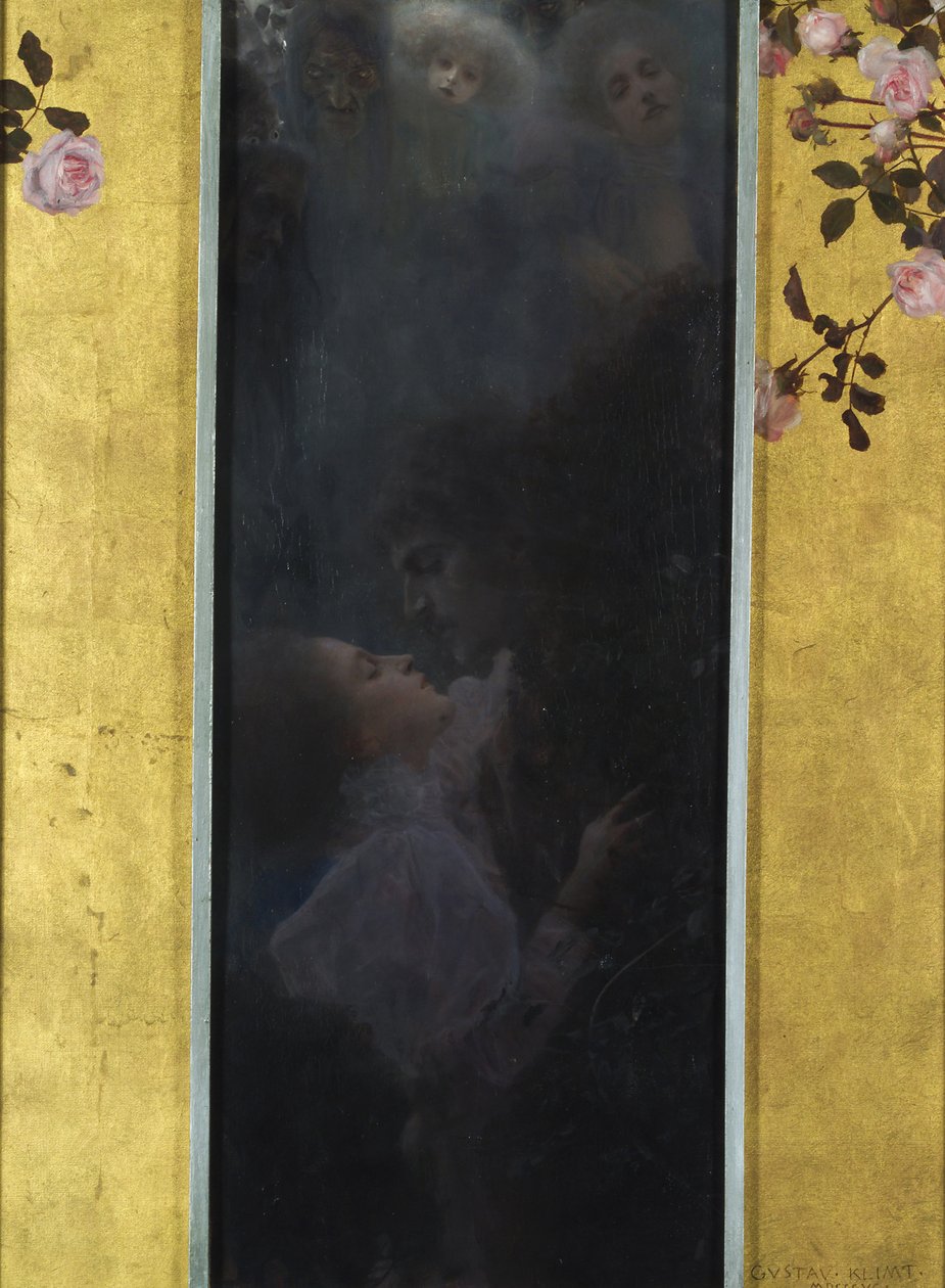 Aşk alegorisi, 1895 by Gustav Klimt