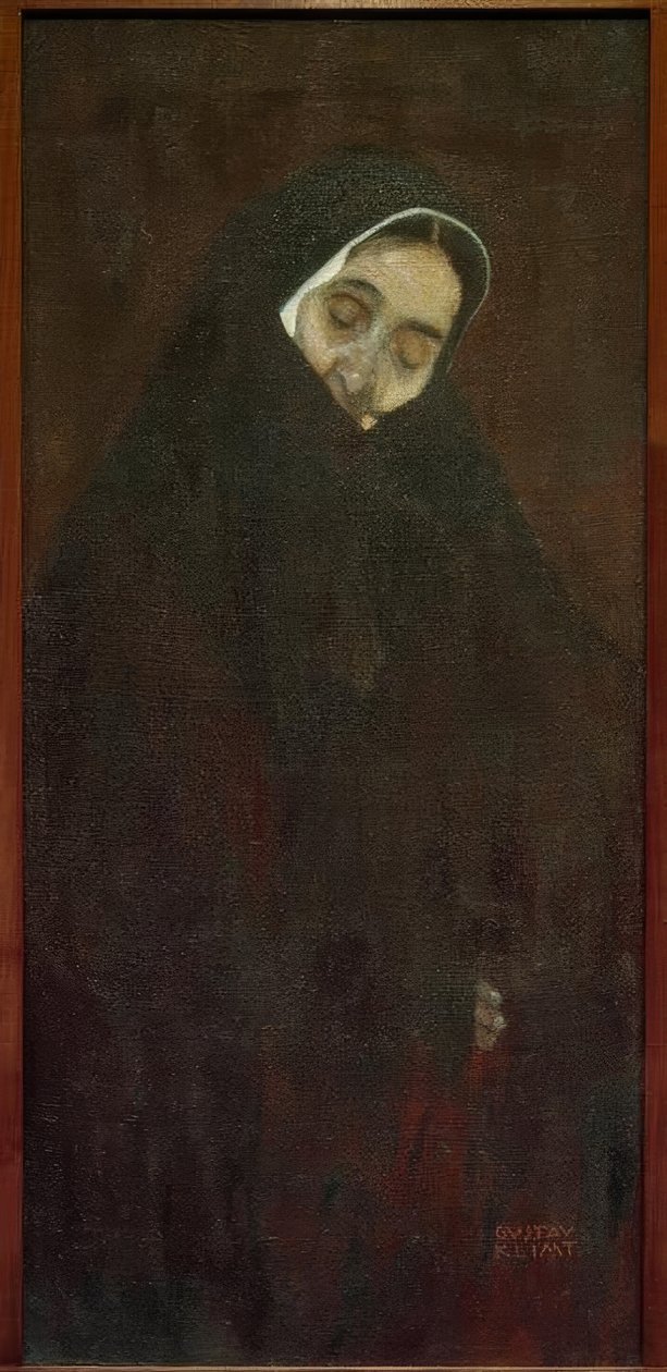 Yaşlı kadın by Gustav Klimt