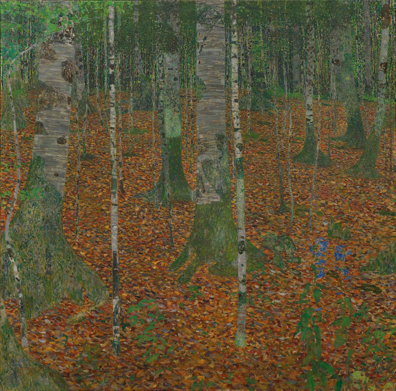 Huş Ormanı, 1903. by Gustav Klimt