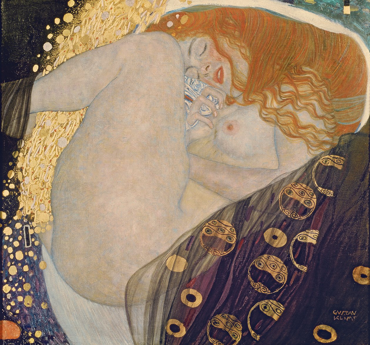 Danae by Gustav Klimt