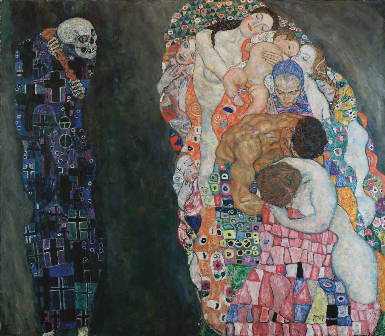 Ölüm ve Yaşam, 1910-1915 by Gustav Klimt