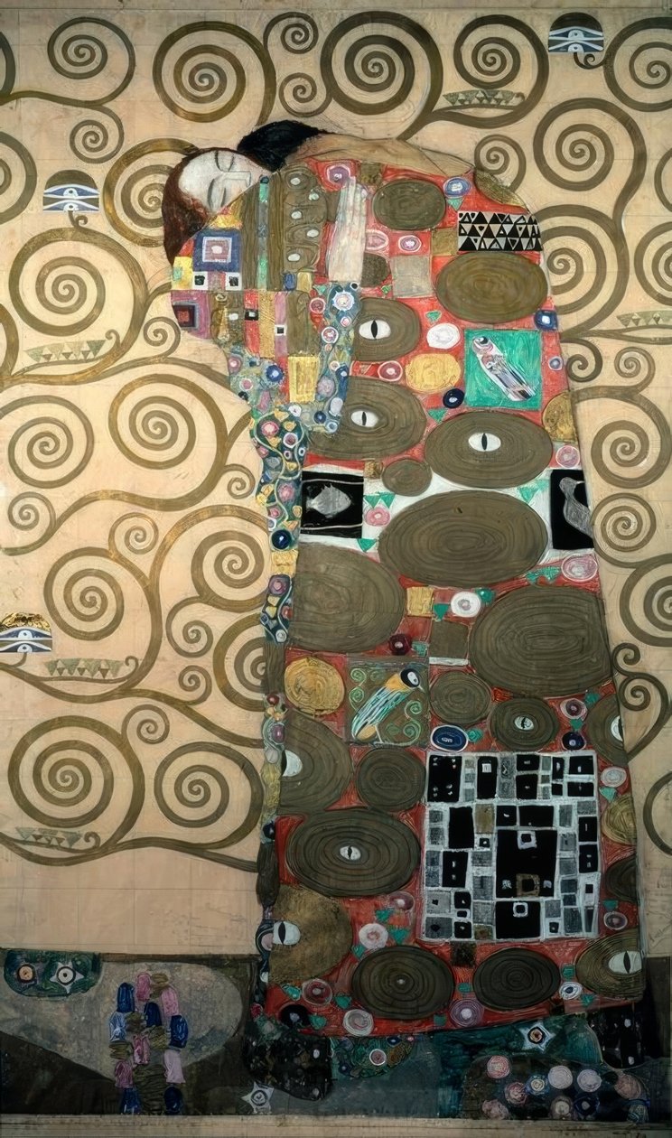 yerine getirme by Gustav Klimt
