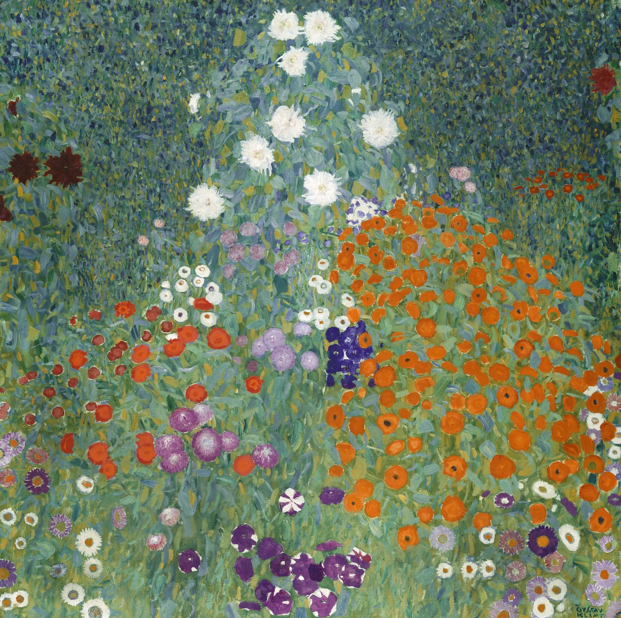 Çiçek Bahçesi, 1905-07 by Gustav Klimt