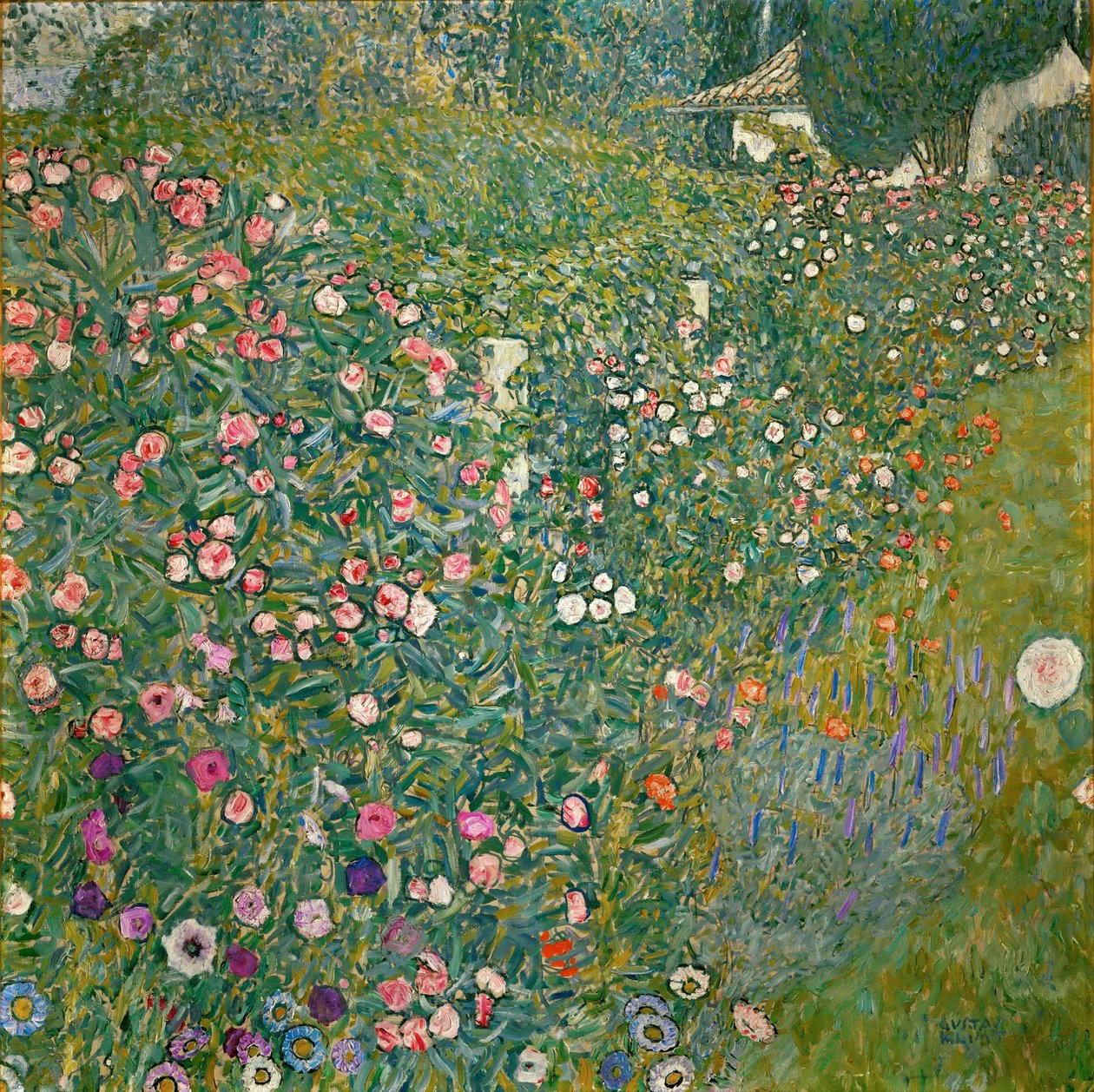 İtalyan Bahçıvanlık Peyzajı by Gustav Klimt