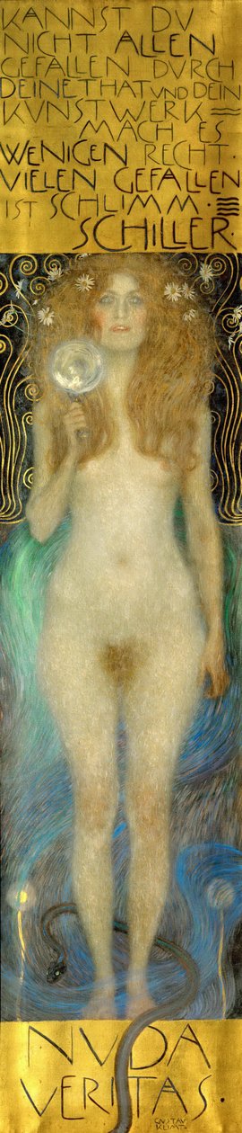 Nuda Veritas, 1899 by Gustav Klimt