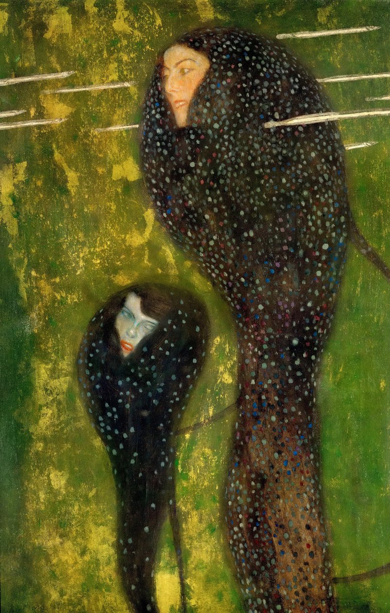Periler Gümüş Balık, 1899 by Gustav Klimt