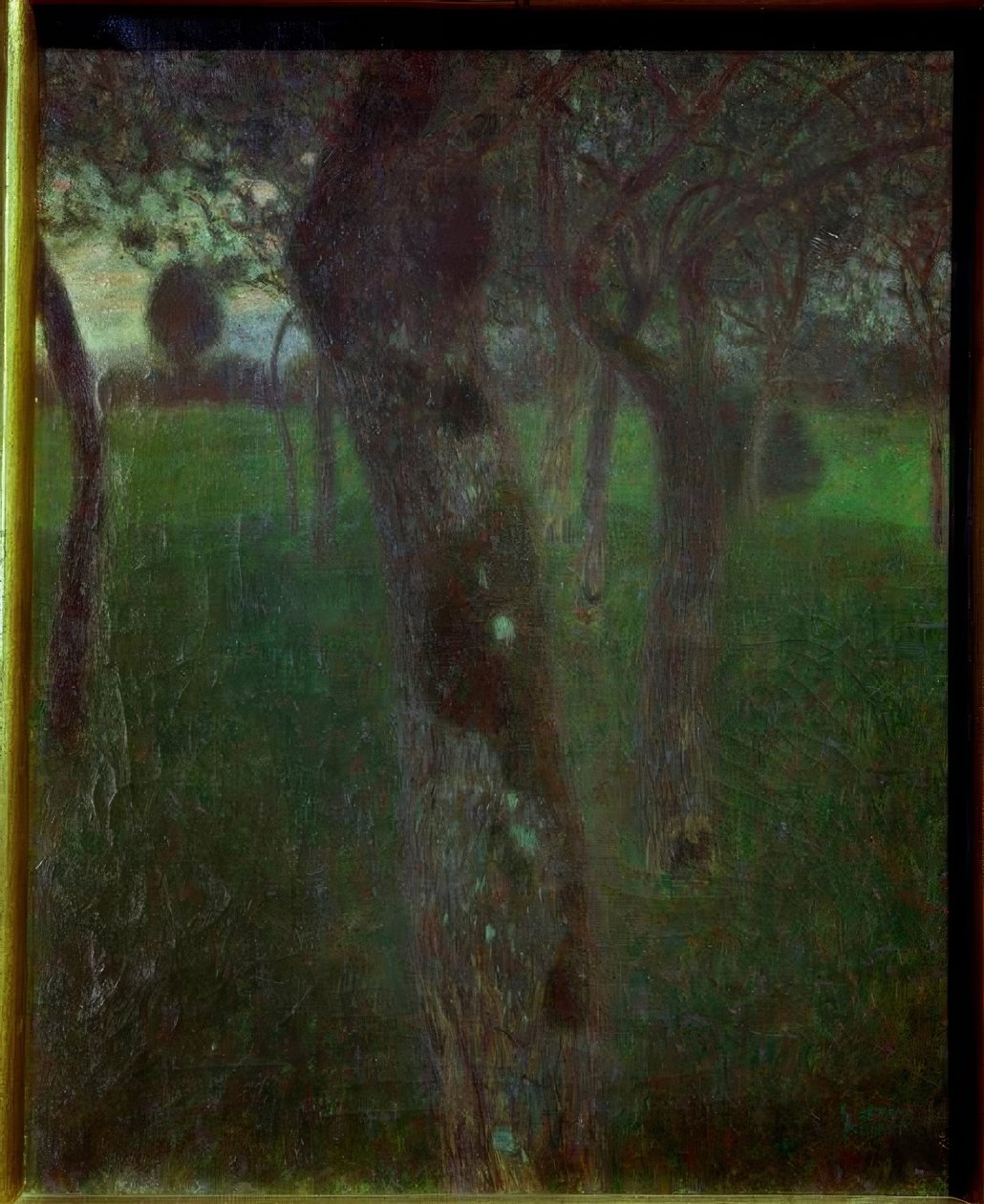 Akşam meyve bahçesi (akşam meyve bahçesi) by Gustav Klimt