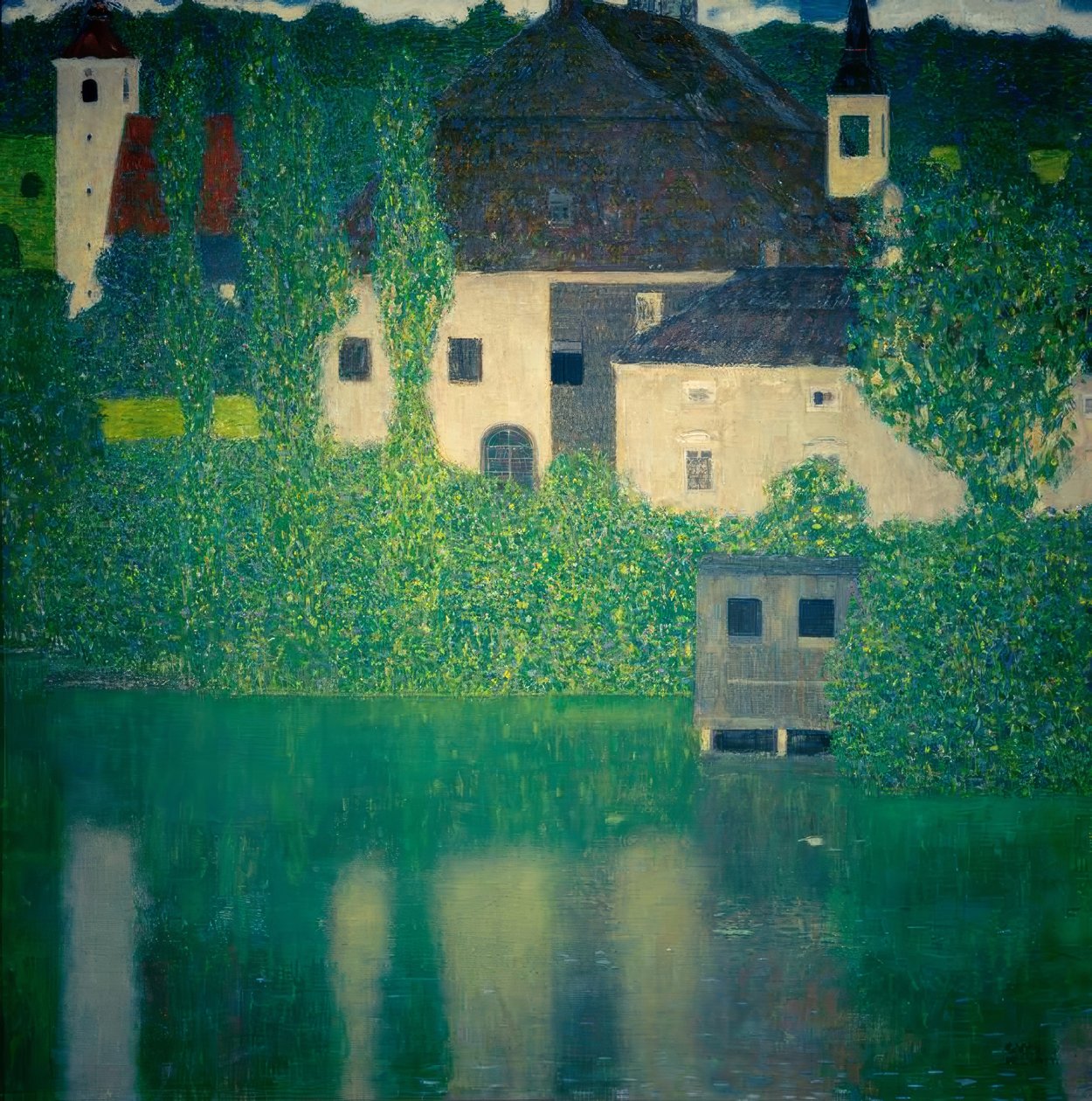 Schloss Kammer am Attersee I by Gustav Klimt