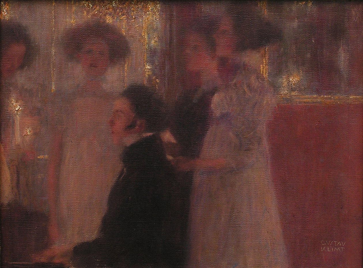 Schubert piyanoda (eskiz) by Gustav Klimt