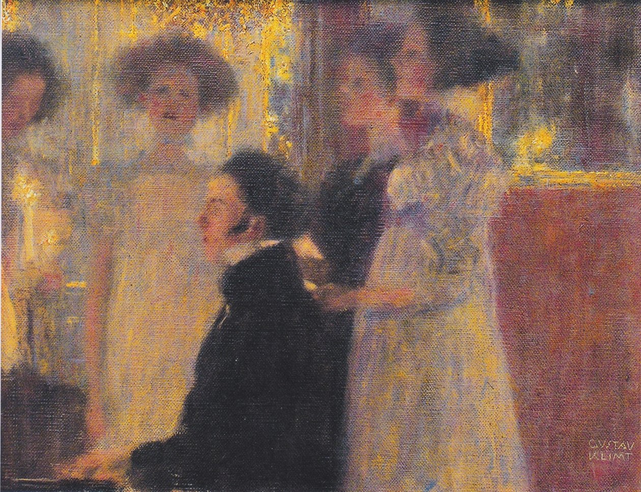Schubert piyanoda I by Gustav Klimt