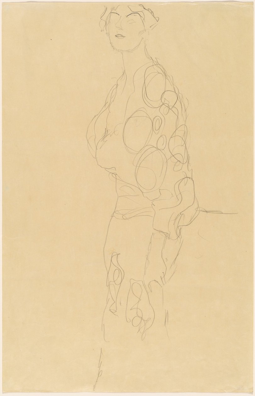 duran kadın by Gustav Klimt