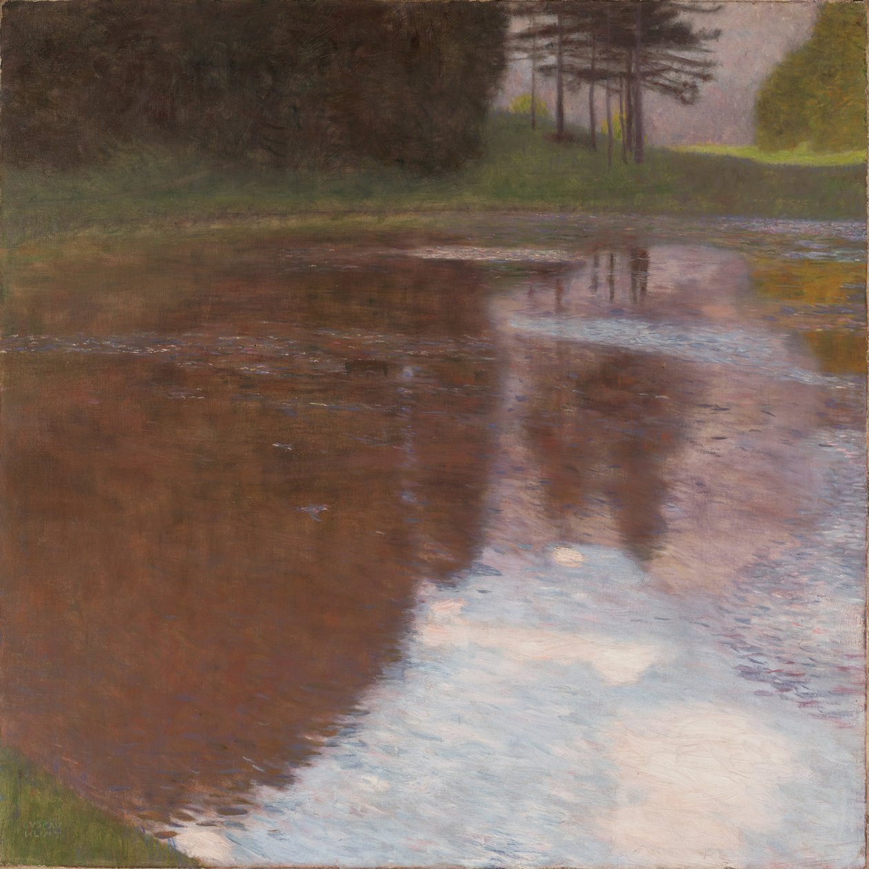 Durgun Gölet, 1899 by Gustav Klimt