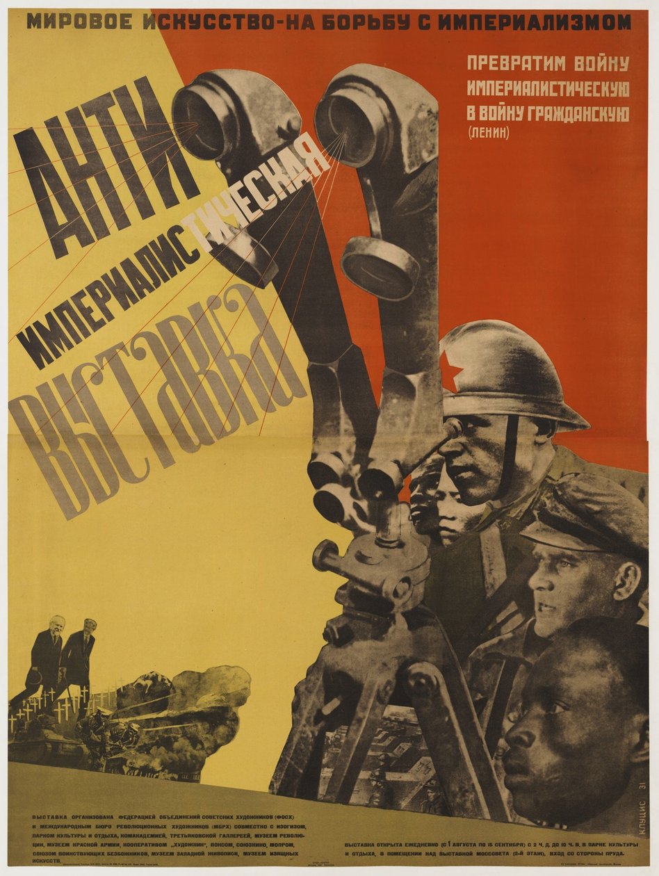 Anti-Emperyalist Sergi, 1931. by Gustav Klutsis
